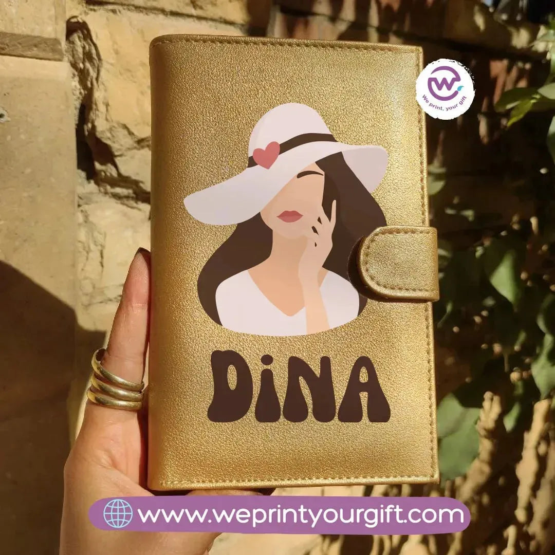 Leather Wallet-Boho - WE PRINT