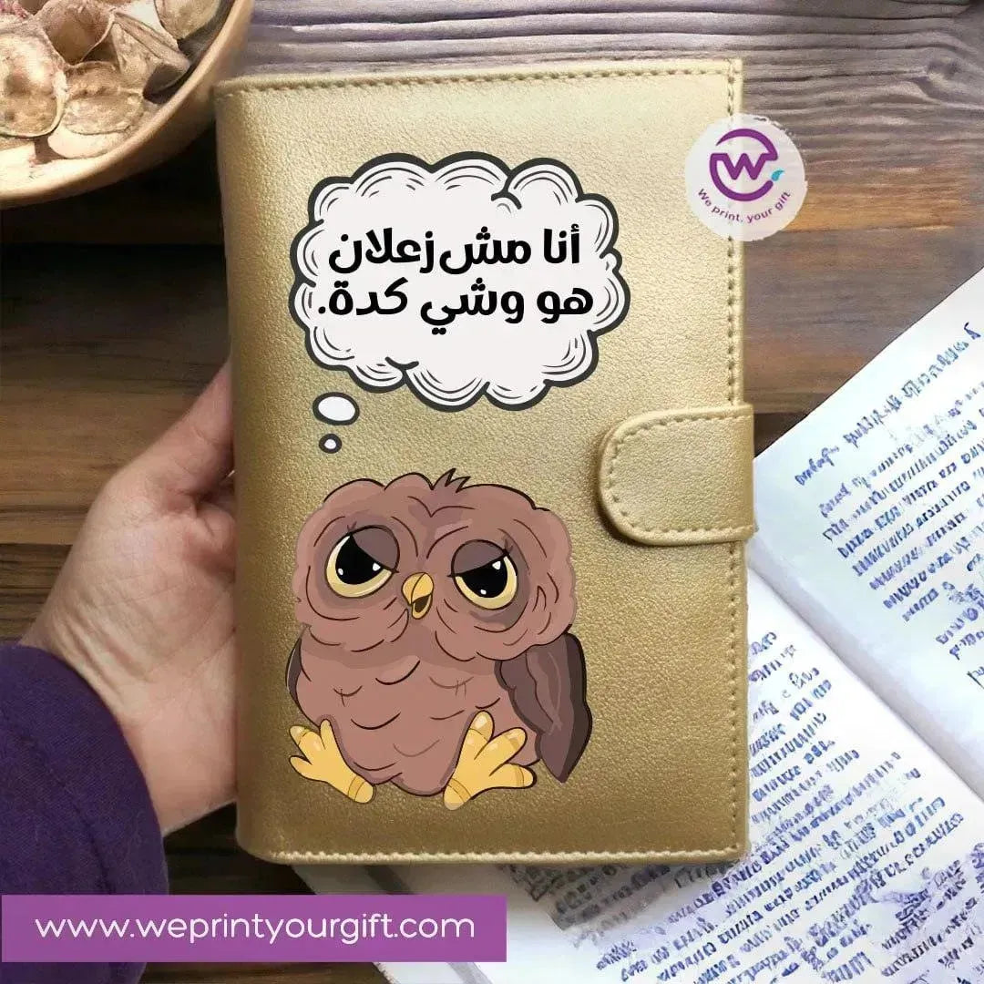 Leather wallet - Comic - WE PRINT