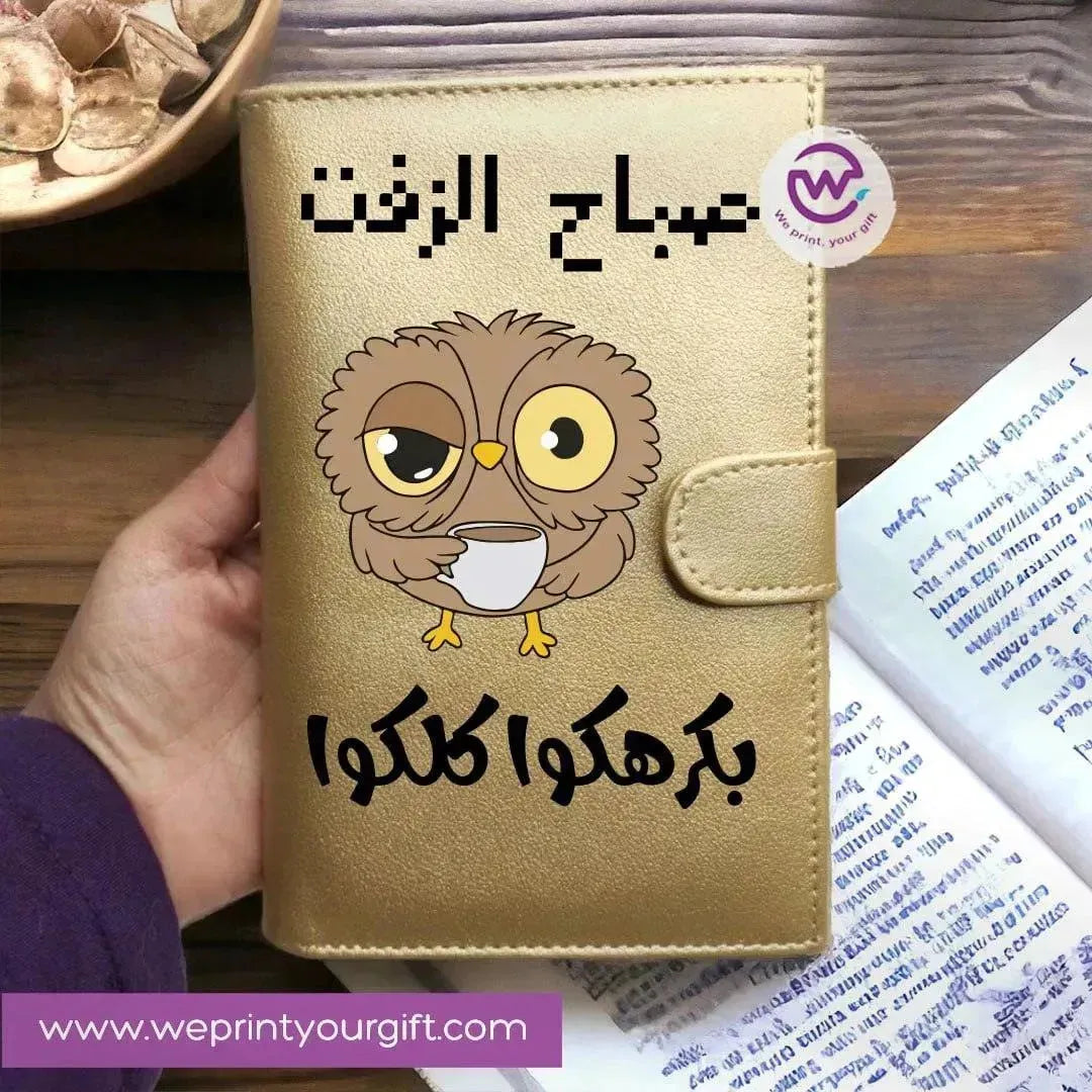 Leather wallet - Comic - WE PRINT