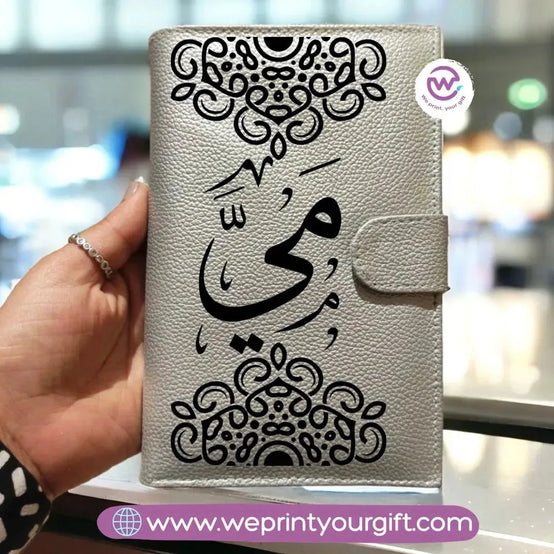 Leather Wallet for Women-Arabic Names - WE PRINT