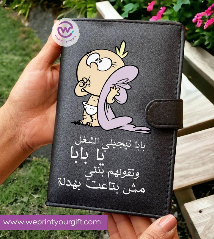 Leather wallet for women - Comic - weprint.yourgift