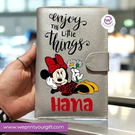 Leather wallet for women-Minnie Mouse - WE PRINT