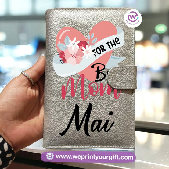 Leather Wallet for Women- Mom designs - WE PRINT