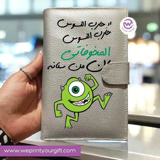 Leather wallet for women -Monster INC. - WE PRINT