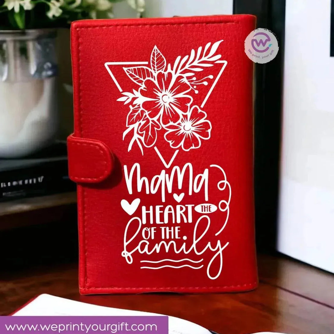 leather wallet for women - Mother's Day - WE PRINT