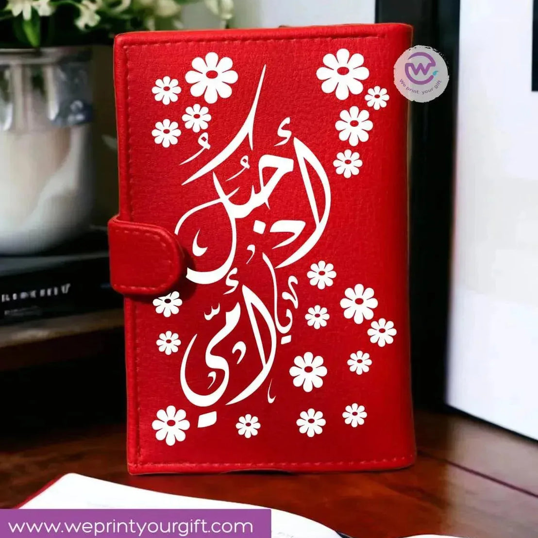 leather wallet for women - Mother's Day - WE PRINT