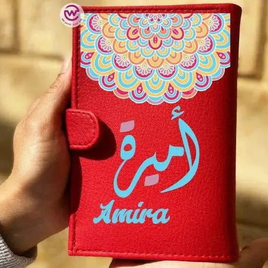 leather wallet for women-Names-A - WE PRINT