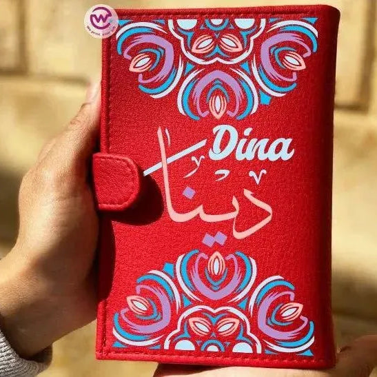 leather wallet for women-Names-A - WE PRINT