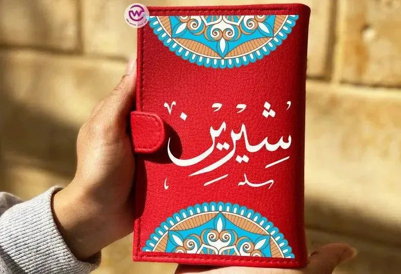 leather wallet for women-Names-A - WE PRINT