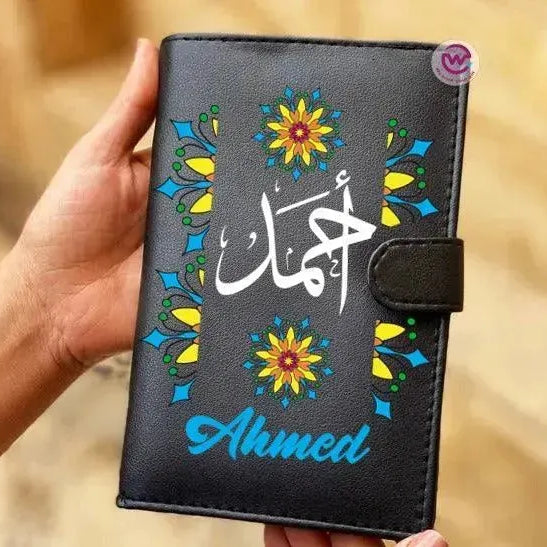 leather wallet for women -Names-B - WE PRINT