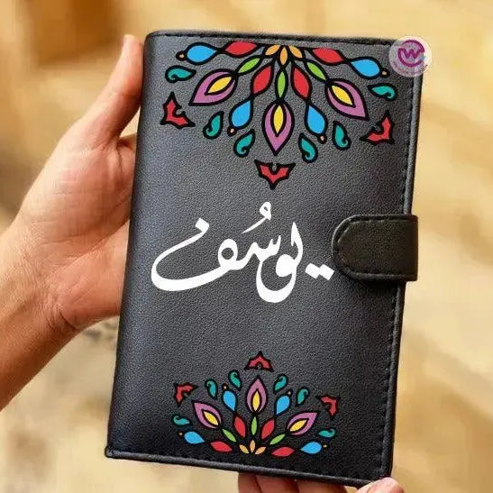 leather wallet for women -Names-B - WE PRINT