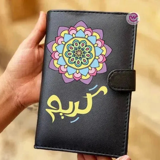 leather wallet for women -Names-B - WE PRINT