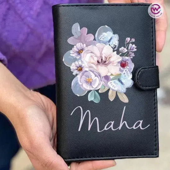 leather wallet for women -Names-C - WE PRINT