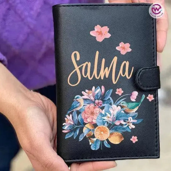 leather wallet for women -Names-C - WE PRINT