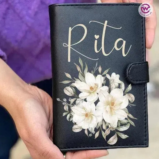 leather wallet for women -Names-C - WE PRINT