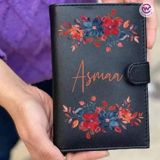 leather wallet for women -Names-C - WE PRINT