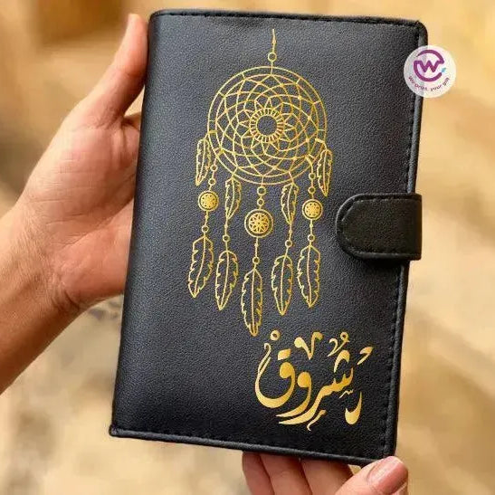 leather wallet for women -Names-D - WE PRINT