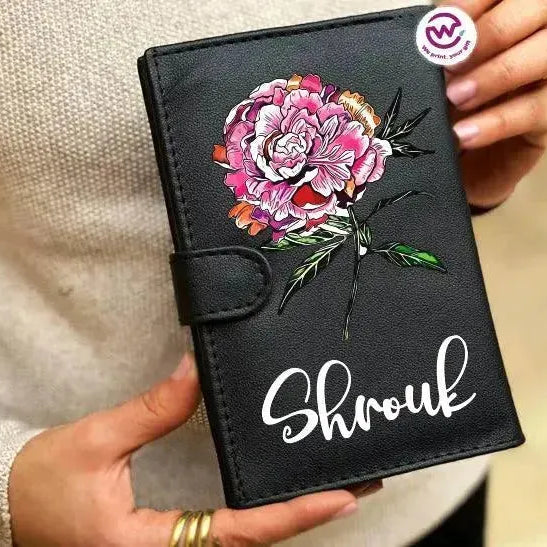 leather wallet for women -Names-E - WE PRINT
