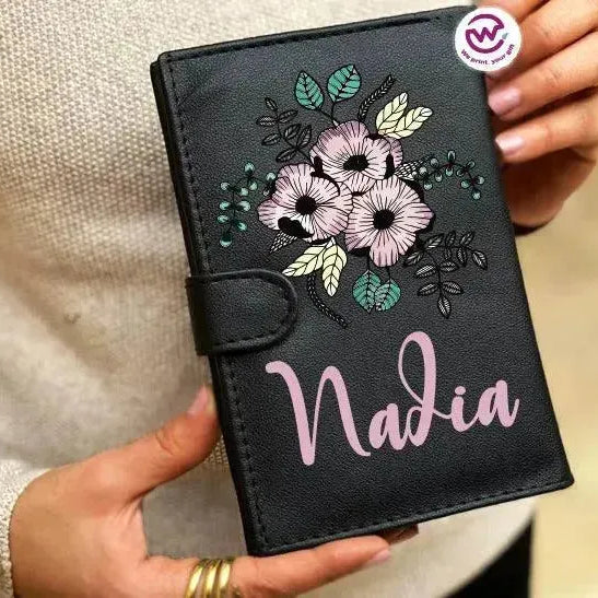 leather wallet for women -Names-E - WE PRINT