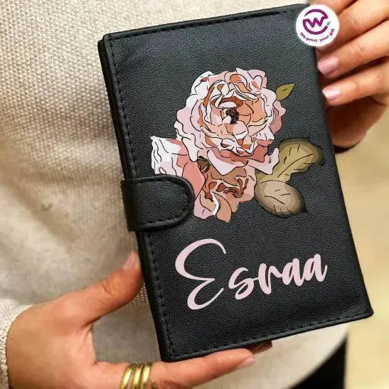 leather wallet for women -Names-E - WE PRINT