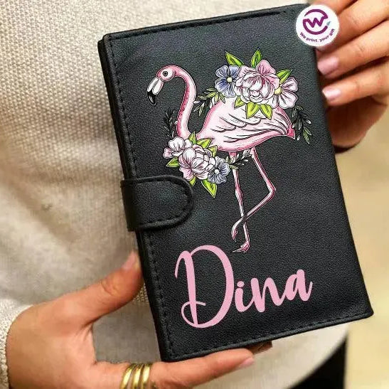 leather wallet for women -Names-E - WE PRINT