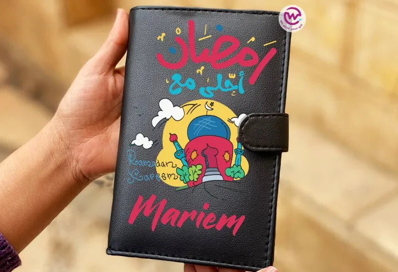 Leather Wallet for Women- Ramadan - WE PRINT