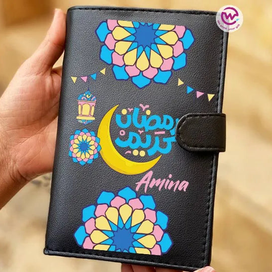 Leather Wallet for Women- Ramadan - WE PRINT
