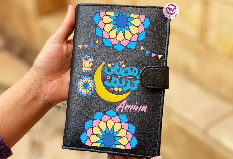 Leather Wallet for Women- Ramadan - WE PRINT