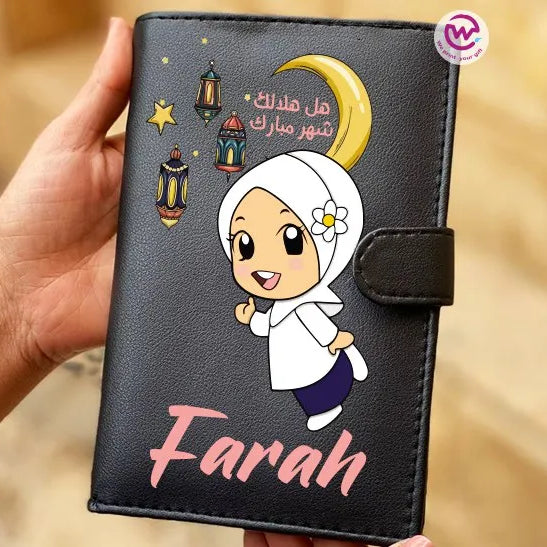 Leather Wallet for Women- Ramadan - WE PRINT