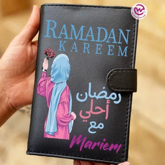 Leather Wallet for Women- Ramadan - WE PRINT