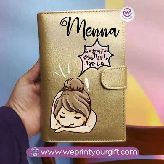 Leather Wallet For Women-Sarcasm memes - WE PRINT