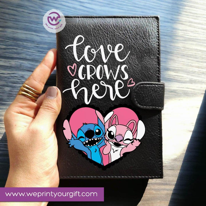 Leather wallet for women - Stitch (Lilo & Stitch) - weprint.yourgift