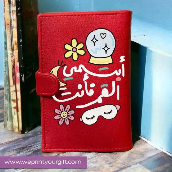 Leather wallet-Motivational quotes - WE PRINT