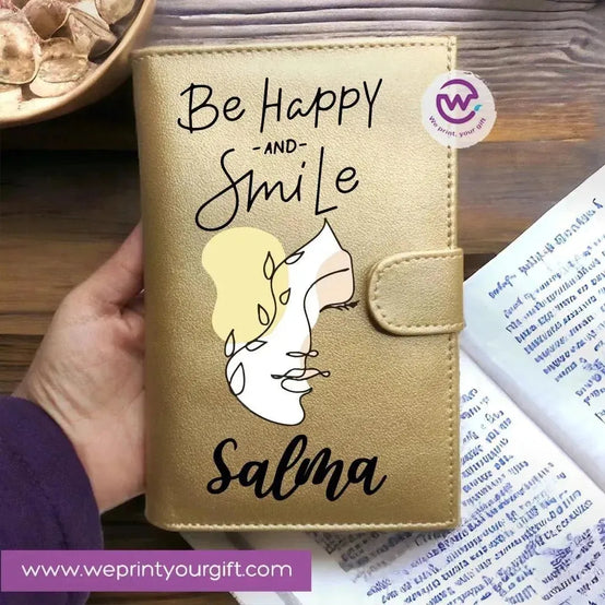 Leather wallet -Names Desings - WE PRINT