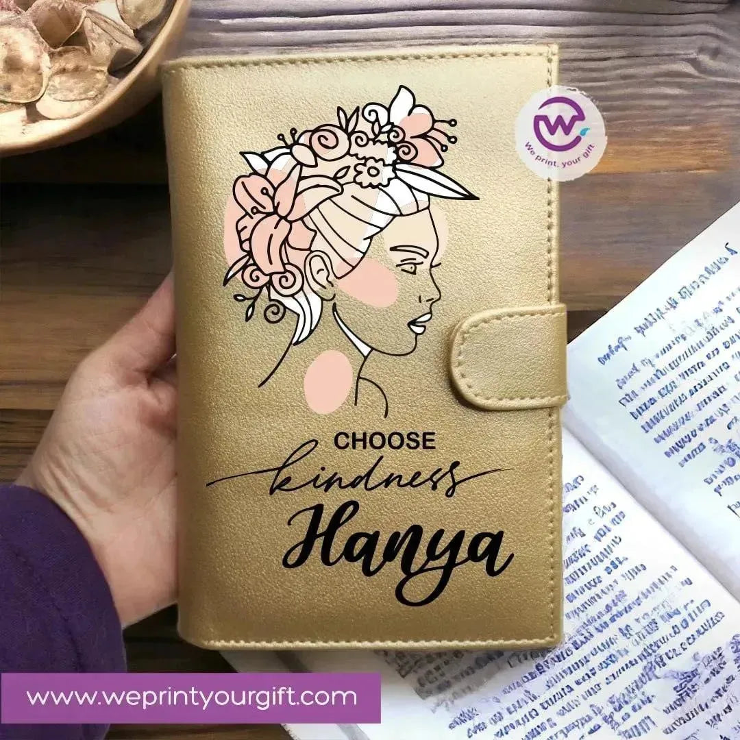 Leather wallet -Names Desings - WE PRINT