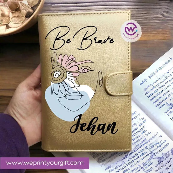 Leather wallet -Names Desings - WE PRINT