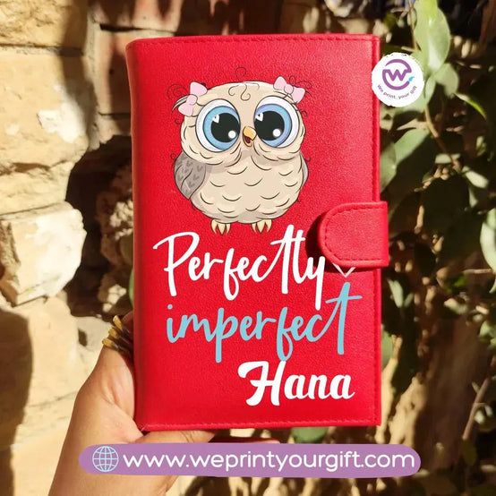 leather wallet-Owl - WE PRINT