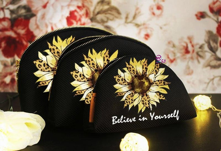 Make-up cases set - Sunflower Names - weprint.yourgift