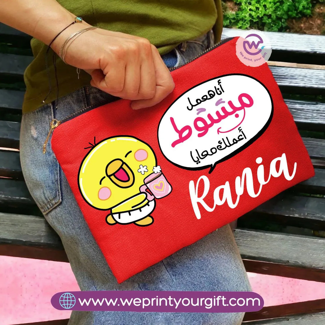 Makeup & Pencil Case- Chick comic - WE PRINT