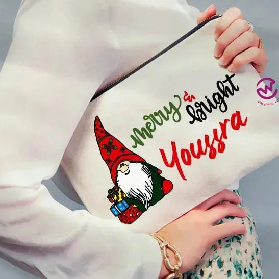 Makeup & Pencil Case- Christmas - WE PRINT