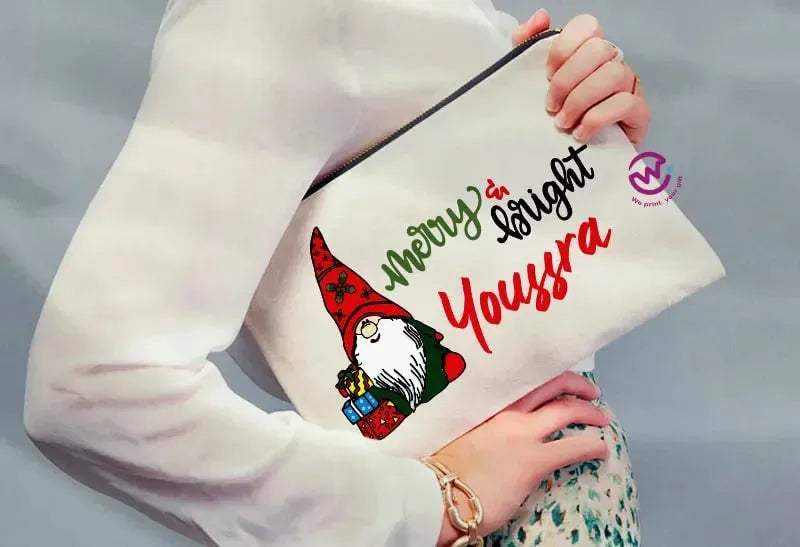 Makeup & Pencil Case- Christmas - WE PRINT