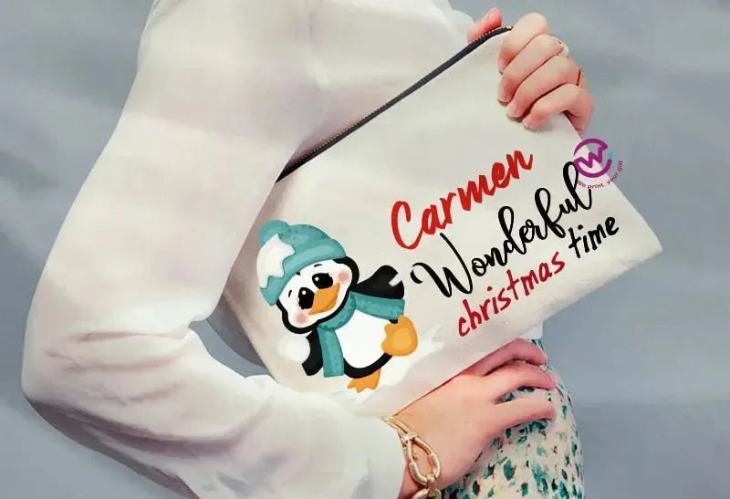 Makeup & Pencil Case- Christmas - WE PRINT