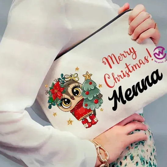 Makeup & Pencil Case- Christmas - WE PRINT