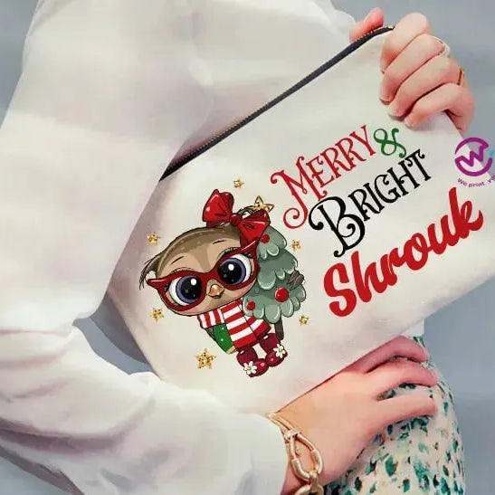 Makeup & Pencil Case- Christmas - WE PRINT