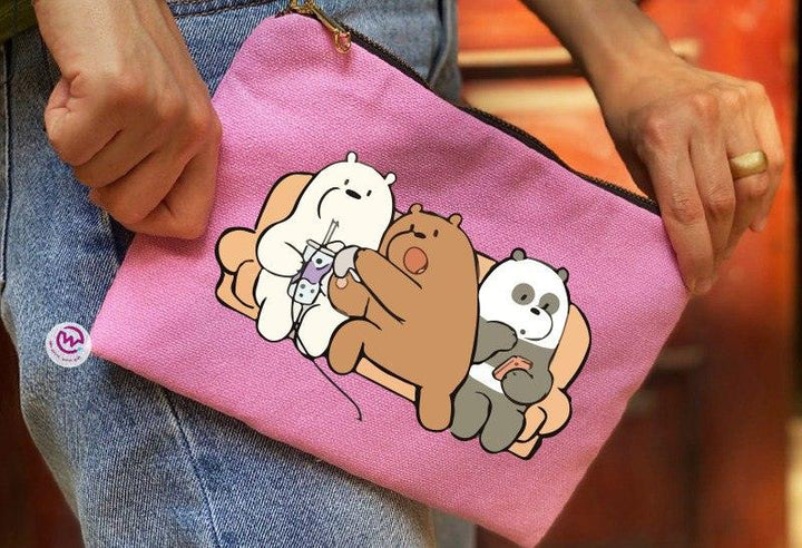 Makeup & Pencil Case-Cottons Duck - We Bear Bears - weprint.yourgift