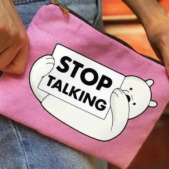 Makeup & Pencil Case-Cottons Duck - We Bear Bears - WE PRINT