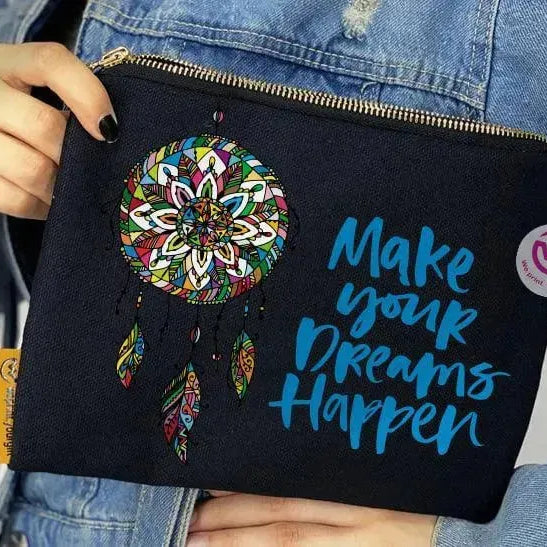 Makeup & Pencil Case- Dream Catcher - WE PRINT