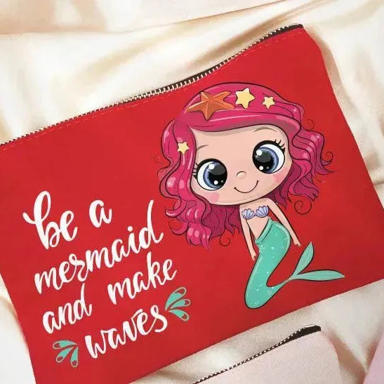 Makeup & Pencil Case- Mermaid - WE PRINT