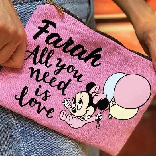 Makeup & Pencil Case- Minnie Mouse - WE PRINT