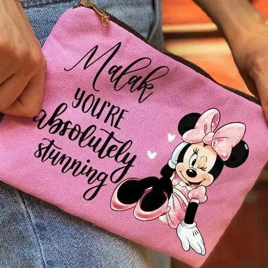 Makeup & Pencil Case- Minnie Mouse - WE PRINT